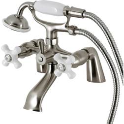 Kingston Brass KS267PX Deck Mounted 6-7/16" Tub Gray