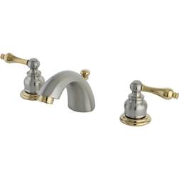 Kingston Brass KB949AL Victorian Mini-Widespread Bathroom Faucet Nickel, Grey