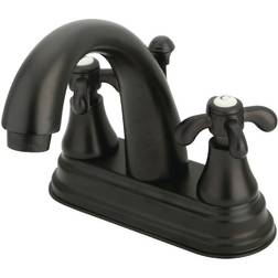 Kingston Brass KS7615TX 4 in Centerset Bathroom Faucet Brown, Brass