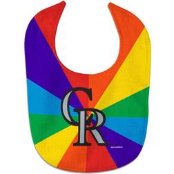 WinCraft Newborn & Colorado Rockies Rainbow Baby Bib