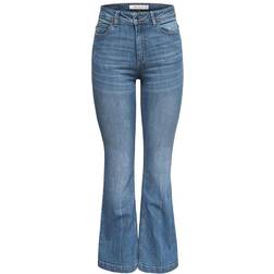 JdY Flared High Waist Jeans - Medium Blue Denim