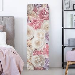 Pastell Paper Art Rosen Dimension 119 cm x 39 cm Porte-manteau