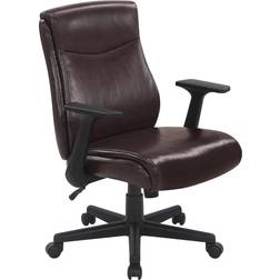 Office Star FL Series Faux Leather Executive Manager's Adjustable Office Chair