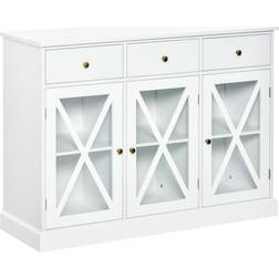 Homcom Farmhouse Style White Sideboard 45.2x33"