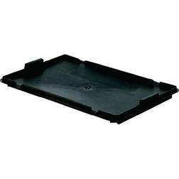 La-Ka-Pe Auflagedeckel L600xB400mm Schwarz Drehstapelbehälter LA-KA-PE