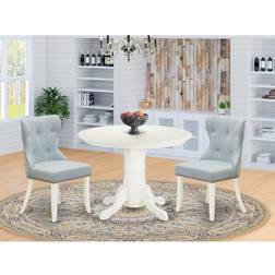 East West Furniture SHSI3-WHI-15 Dining Set