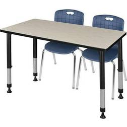 Regency Kee Adjustable Classroom 2 Stack Writing Desk