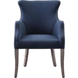 Uttermost Yareena Blue Wing Lounge Chair