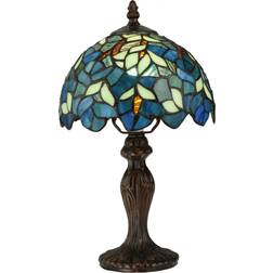 Meyda Tiffany 124812 14"H Nightfall Wisteria Table Lamp