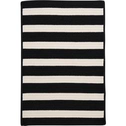 Colonial Mills Indoor/Outdoor LifeStyle Stripe Rug Black, White