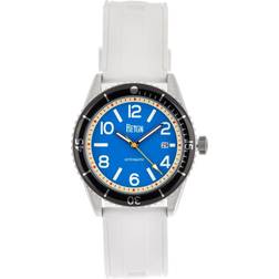 Reign automatique en caoutchouc avec mouvement Miyota 8215 Bleu marine et blanc