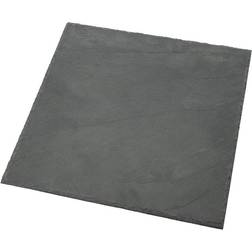 Creative Home Natural Slate Black Stone Square Trivet Serving Tray