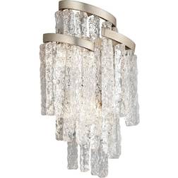 CORBETT LIGHTING Mont Blanc 3 Sconce Modern Leaf Wall light