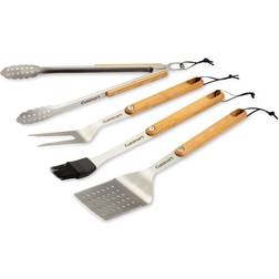 Cuisinart 4-Pc. Ash Wood Grill Set Barbecue Cutlery