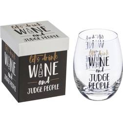 Cypress Home Evergreen Stemless Wine Glass