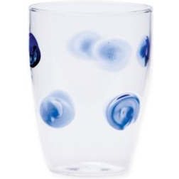 Vietri Drop Blue Tall Tumbler Verre