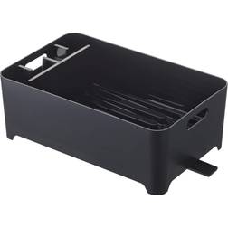 Platzsparender Kunststoff-Abtropfkorb Tower Dish Drainer Black Égouttoir