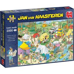 Jumbo Jan Van Haasteren Camping in the Forest 2000 Pieces