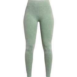 PrettyLittleThing Acid Wash Seamless Soft Rib High Waist Gym Leggings - Khaki