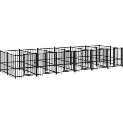 vidaXL Outdoor Dog Kennel 11.26m²