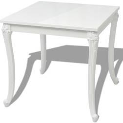 vidaXL High Gloss Matbord 80x80cm