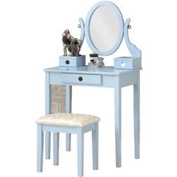 Roundhill Furniture Moniys Wood Moniya Dressing Table