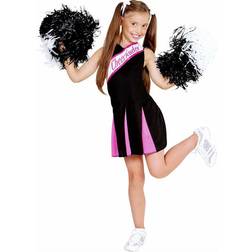 Widmann Déguisement Cheerleader Rose et Noir (11/13 ans)