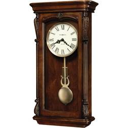 Howard Miller Henderson Brown Grandfather-style Chiming Wall Clock