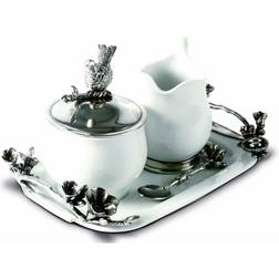 Vagabond House Stoneware Set Pewter Cream Jug