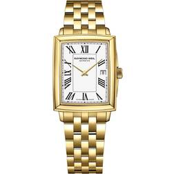 Raymond Weil Swiss Toccata Gold Pvd Bracelet 25x35mm White White