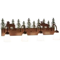 Meyda Tiffany 29474 35" Wandering Moose Wall Light