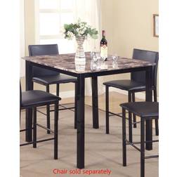 Roundhill Furniture Citico Metal Dining Table