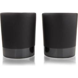 Viski Warren™ Black Stoneware Tumbler