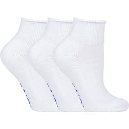 IOMI Cotton Cushioned Diabetic Socks 3-pack - White