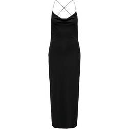 Only Fox Regular Fit U-Neck Dress - Black