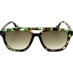 Converse SCO295 Gree Men's Sunglasses - Striped Green/Black