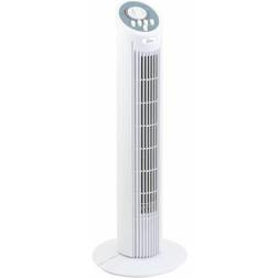 Ventilateur Colonne H74cm 50w Blanc Oscillant