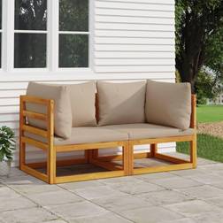 vidaXL hjørnemoduler havesofa 2 Modulsofa