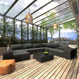 vidaXL 10-tlg. Lounge-Set