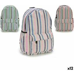 Pincello School Bag Stripes Multicolour 13 x 45 x 31 cm 12 Units