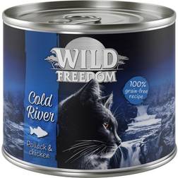 Wild Freedom 24x200g Adult Cold River Sej & Kylling Wild Freedom kattemad