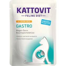 Kattovit Feline Diet Gastro Huhn & Reis 48x85g Beutel