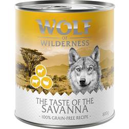 Wolf of Wilderness The Taste 6 x 800 g Umido Single Protein