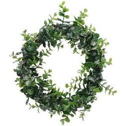 Northlight Seasonal Sparkling Silver Grass Christmas Wreath Decoration