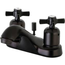 Kingston Brass FB5625ZX 4 in Centerset Bathroom Faucet Bronze, Brown