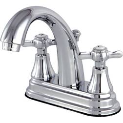 Kingston Brass KS7611BEX 4 in Centerset Bathroom Faucet Grey, Bronze