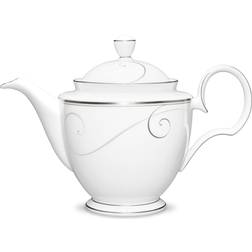 Noritake Dinnerware, Platinum Wave Coffee Teapot