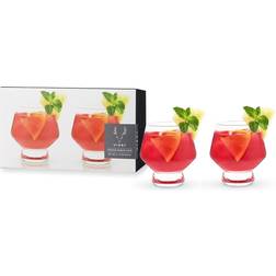 Viski Raye Footed Crystal Punch Whiskyglass