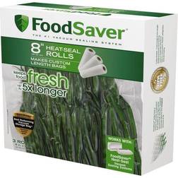 FoodSaver Vacuum Sealer Rolls Plastic Bag & Foil