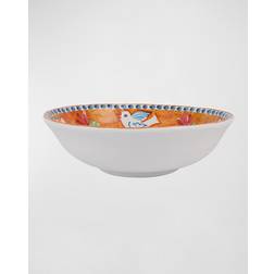 Vietri Melamine Campagna Uccello Large Serving Bowl